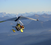 Rundflug mit dem Trike in den Alpen