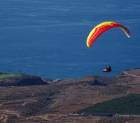 Dominik genießt seine Flüge in vollen Zügen