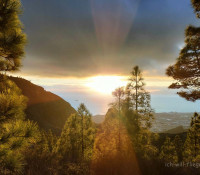 Sonnenuntergangsflug von Ifonche