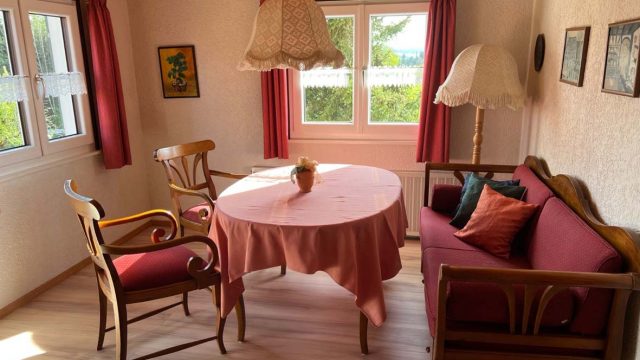 Ferienwohnung der Westallgäuer Flugschule, das Wohnzimmer Ferienwohnung der Westallgäuer Flugschule, das Wohnzimmer